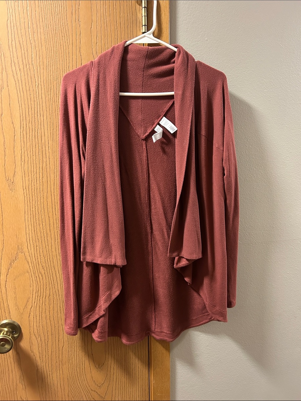Athleta Open-Front Cardigan Sweater - Rose Clay